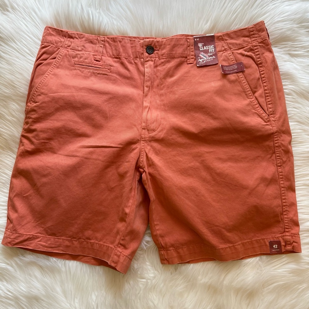 VTG Arizona Jean Company Orange Flat Front Shorts